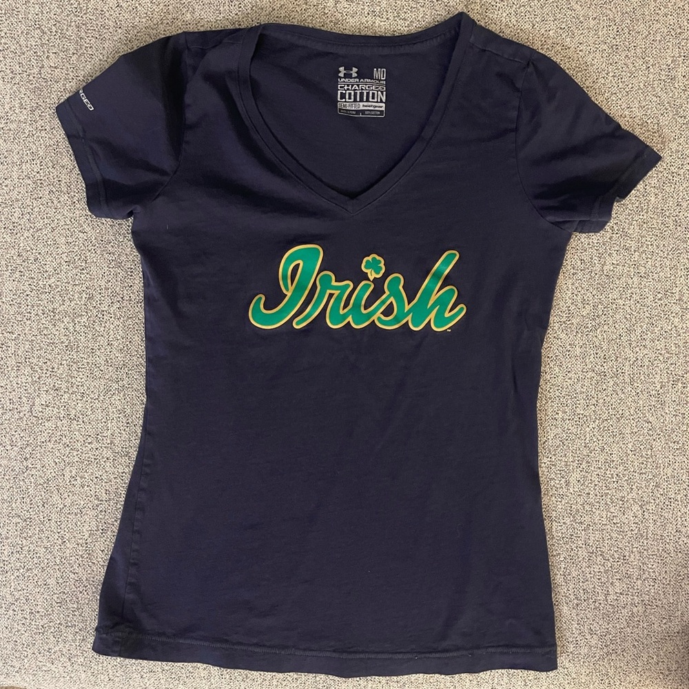 Under Armour Women's Navy Irish Tee